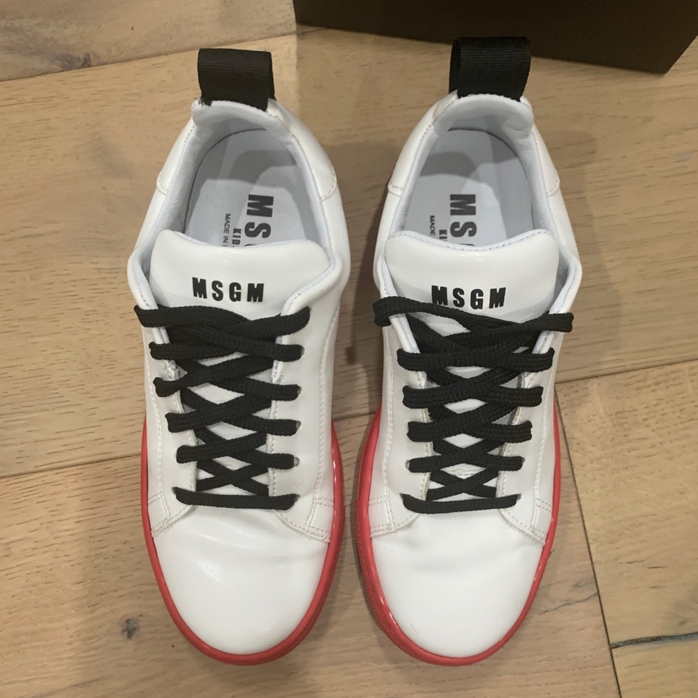 MSGM KIDS FASHION low top SNEAKERS - Picture 6 of 10
